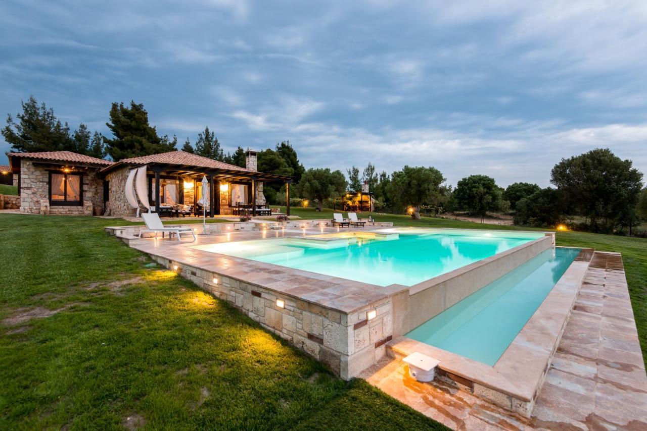 Sithonian Blue Royal Villa Нікіті Екстер'єр фото
