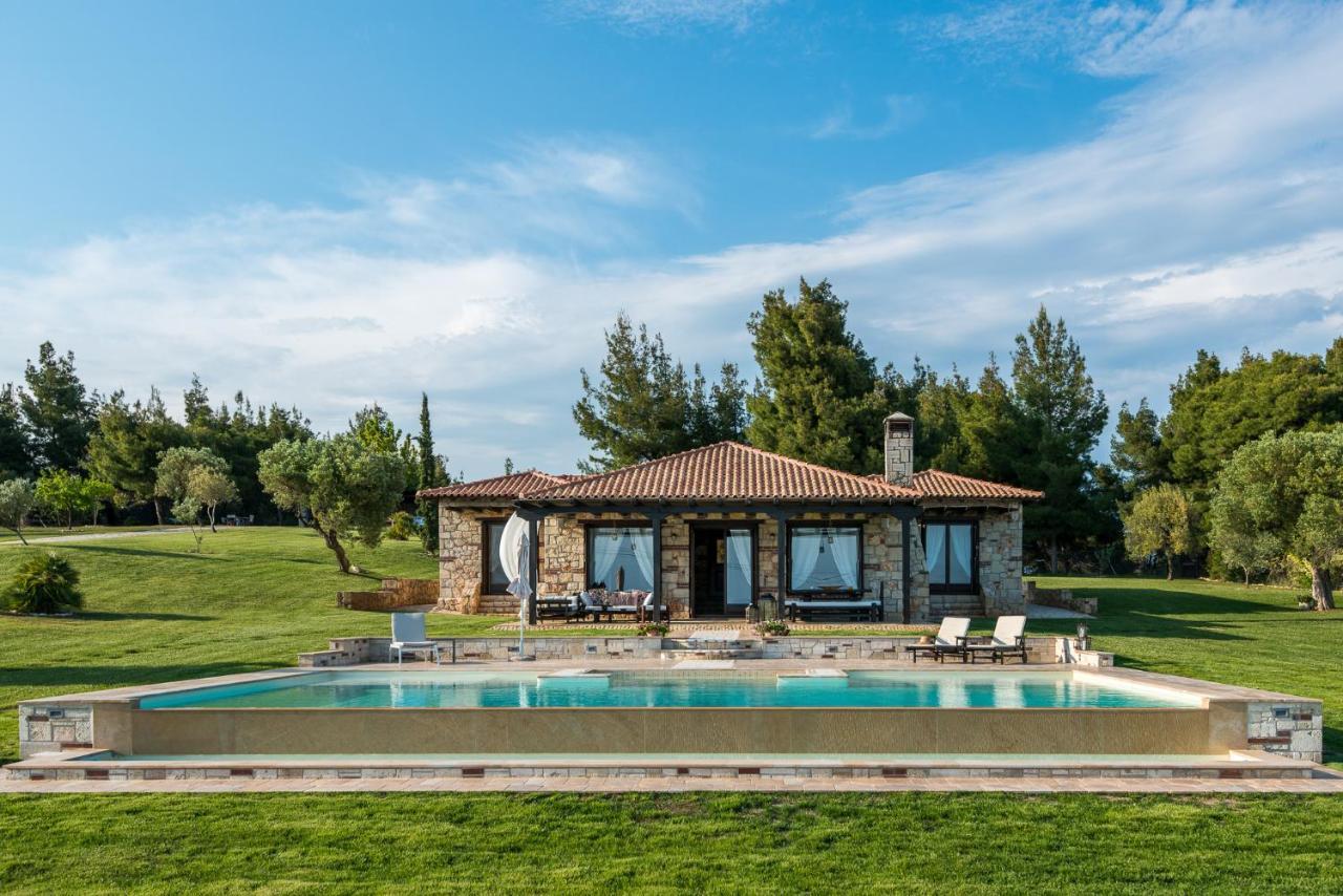 Sithonian Blue Royal Villa Нікіті Екстер'єр фото