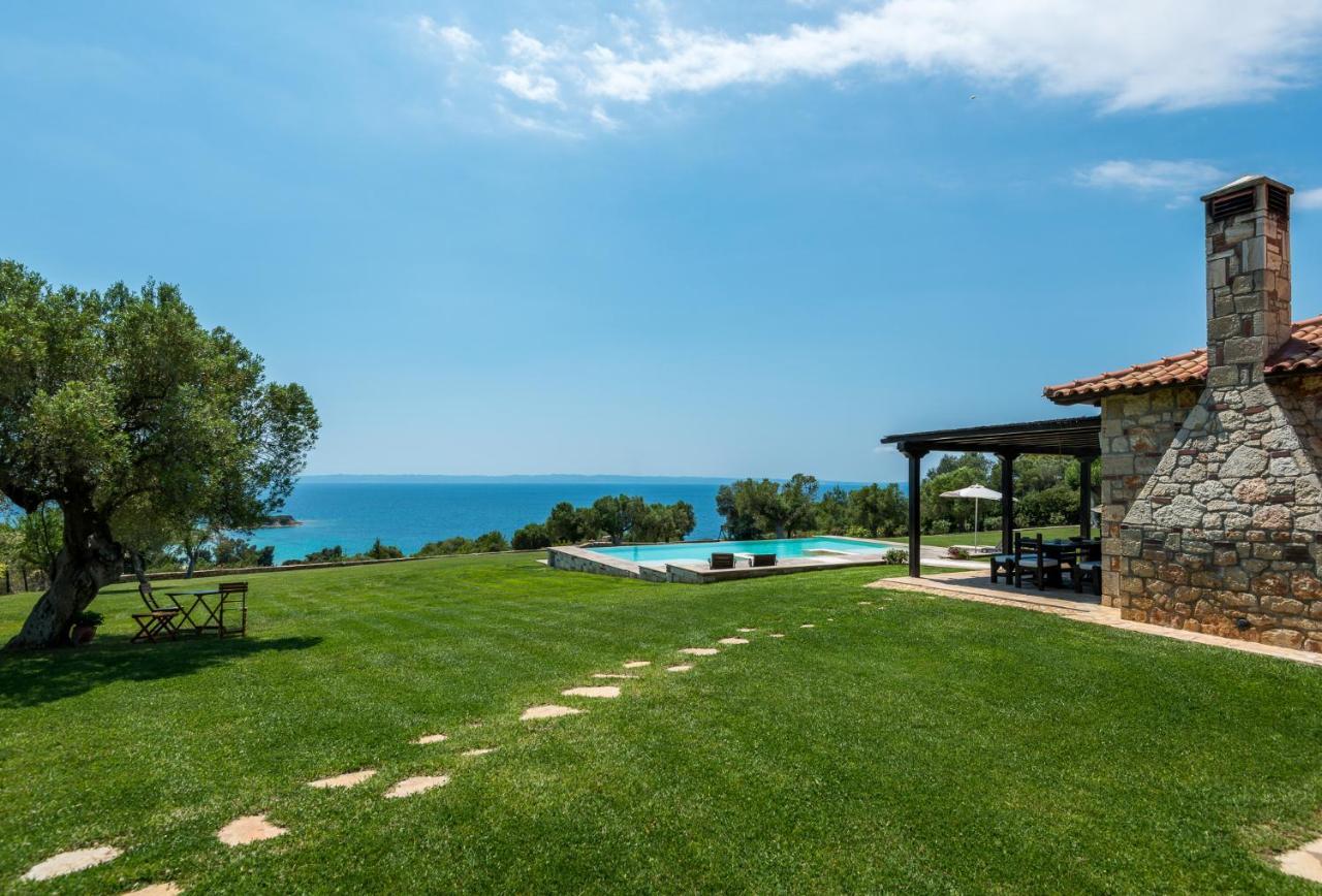 Sithonian Blue Royal Villa Нікіті Екстер'єр фото